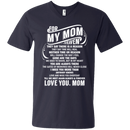For My Mom In Heaven T-shirts CustomCat
