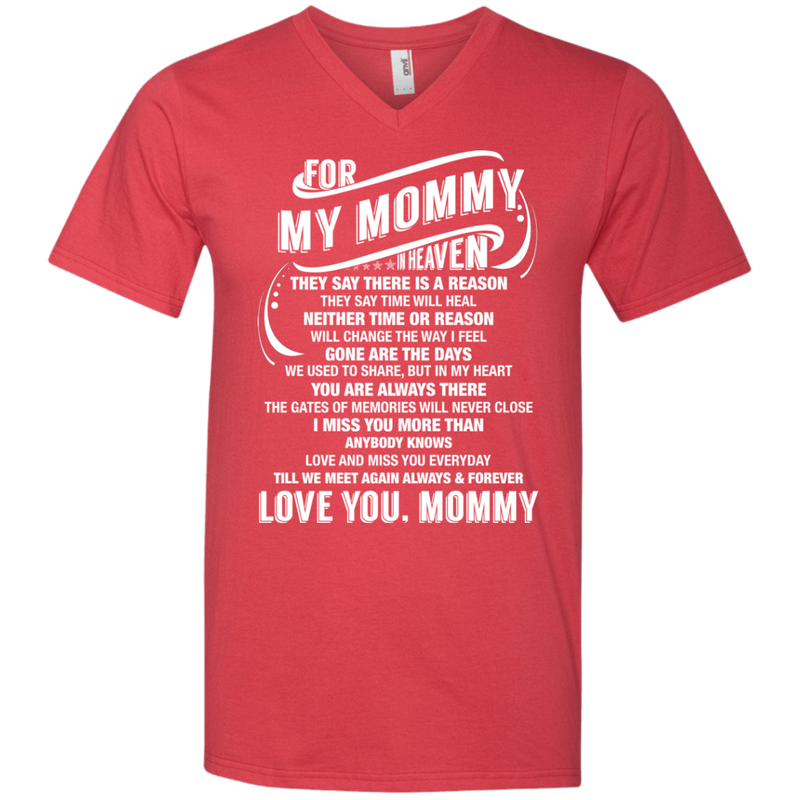 For My Mommy In Heaven T-shirt CustomCat