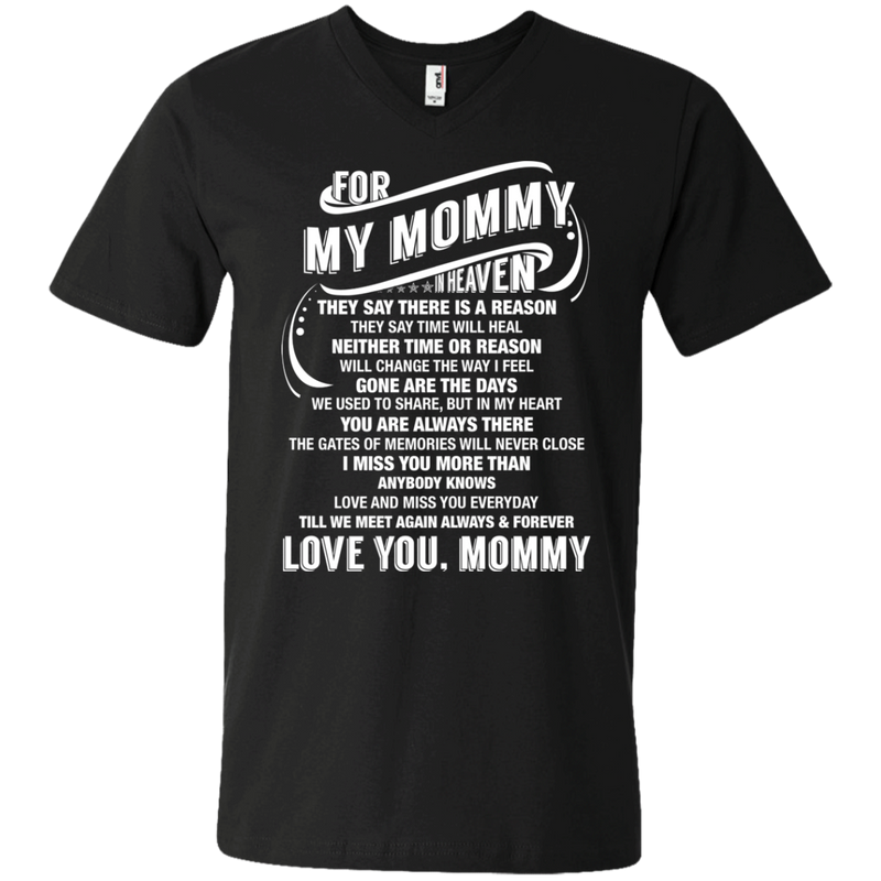 For My Mommy In Heaven T-shirt CustomCat