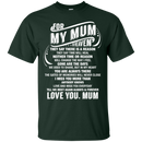 For My Mum In Heaven T-shirts CustomCat