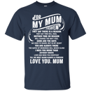 For My Mum In Heaven T-shirts CustomCat