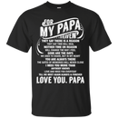 For My Papa In Heaven T-shirt CustomCat