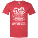 For My Papa In Heaven T-shirt CustomCat