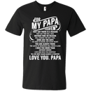 For My Papa In Heaven T-shirt CustomCat