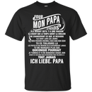 For My Papa In Heaven T-shirt For Father's Day CustomCat