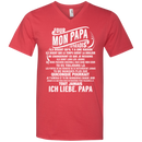 For My Papa In Heaven T-shirt For Father's Day CustomCat