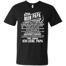 For My Papa In Heaven T-shirt For Father's Day CustomCat