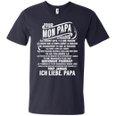 For My Papa In Heaven T-shirt For Father's Day CustomCat