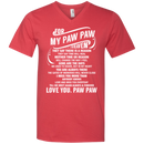 For My Paw Paw In Heaven T-shirts CustomCat