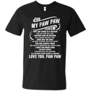 For My Paw Paw In Heaven T-shirts CustomCat