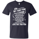 For My Paw Paw In Heaven T-shirts CustomCat