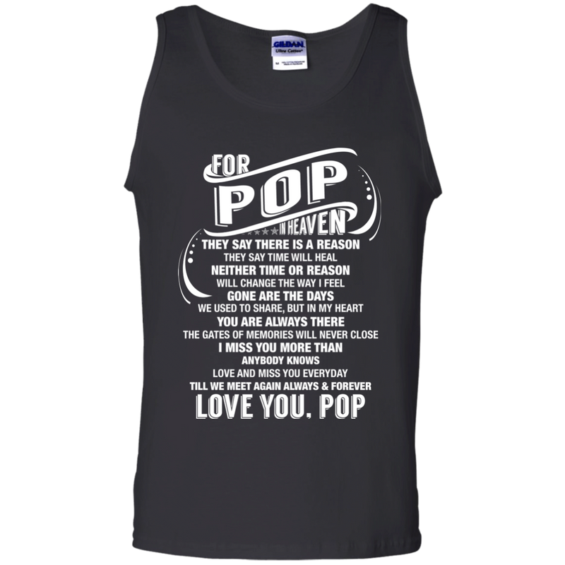 For My Pop In Heaven T-shirts CustomCat