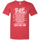For My Pop In Heaven T-shirts CustomCat