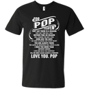 For My Pop In Heaven T-shirts CustomCat