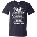 For My Pop In Heaven T-shirts CustomCat