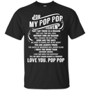 For My Pop Pop In Heaven T-shirt CustomCat