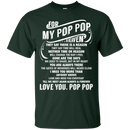 For My Pop Pop In Heaven T-shirt CustomCat