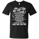 For My Pop Pop In Heaven T-shirt CustomCat