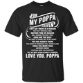 For My Poppa In heaven T-shirts CustomCat