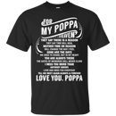 For My Poppa In heaven T-shirts CustomCat
