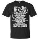 For My Sister In Heaven T-shirts CustomCat
