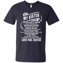 For My Sister In Heaven T-shirts CustomCat