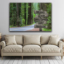 Forest Road Multi Names Premium Canvas Crossroads Personalized Canvas Wall Art - Family Street Sign Family Name Art Canvas For Home Decor Custom Canvas Family - CANLA75 - CustomCat