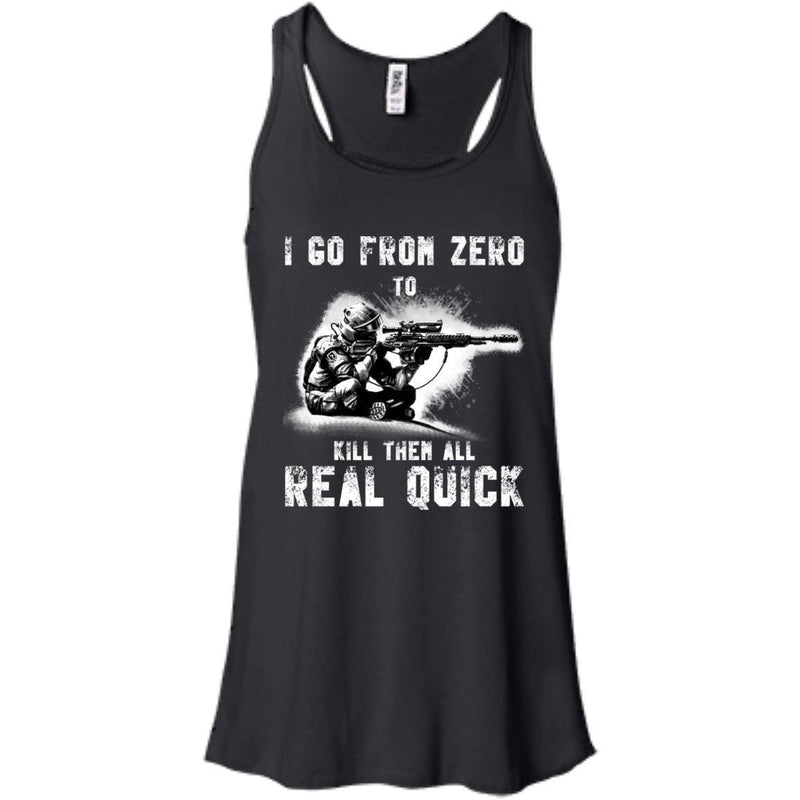 From Zero To Kill Them All Veterans T-shirts & Hoodie for Veteran's Day CustomCat