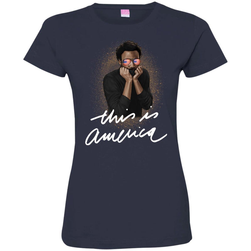 Funnt T-shirt This Is America CustomCat