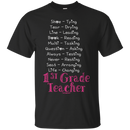 Funny 1st Grade Teacher T-shirt CustomCat