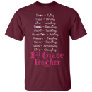 Funny 1st Grade Teacher T-shirt CustomCat
