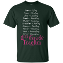 Funny 1st Grade Teacher T-shirt CustomCat