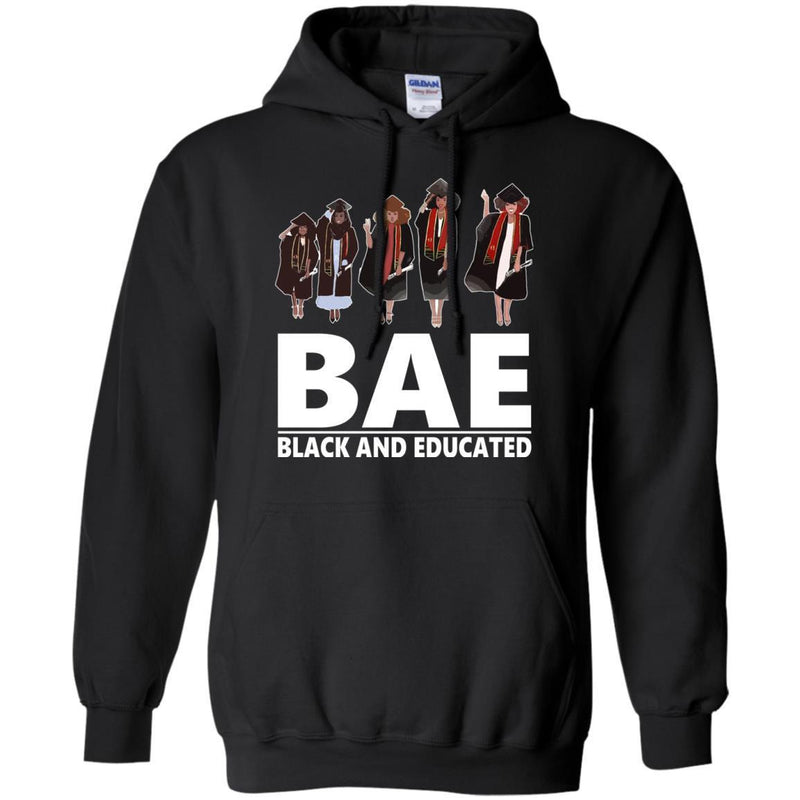 Funny BAE Black And Educated T-shirts for Black Queens Melanin Girls CustomCat