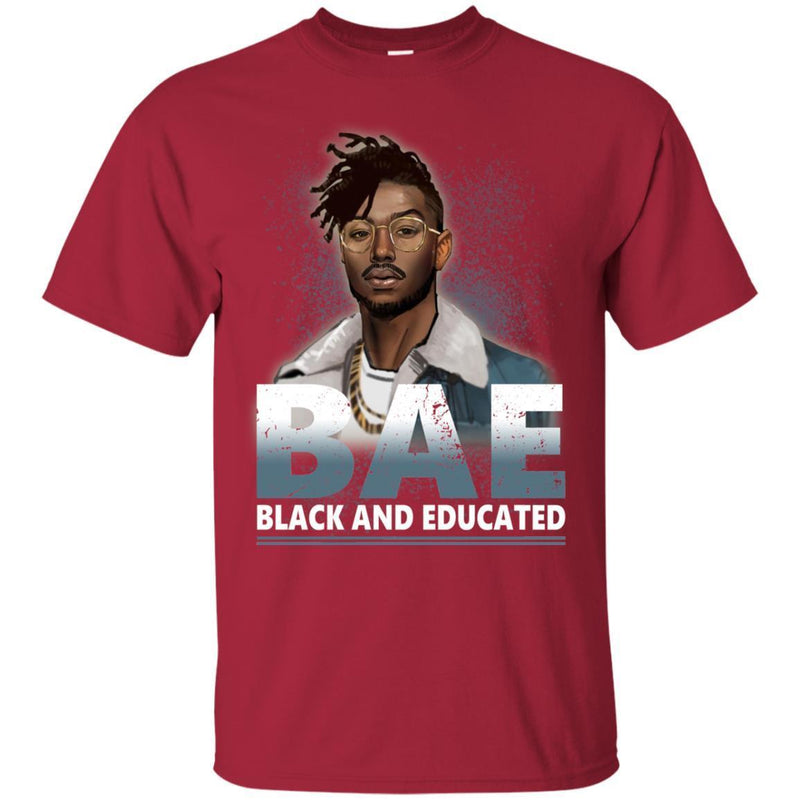 Funny BAE T-shirt Black And Educated CustomCat