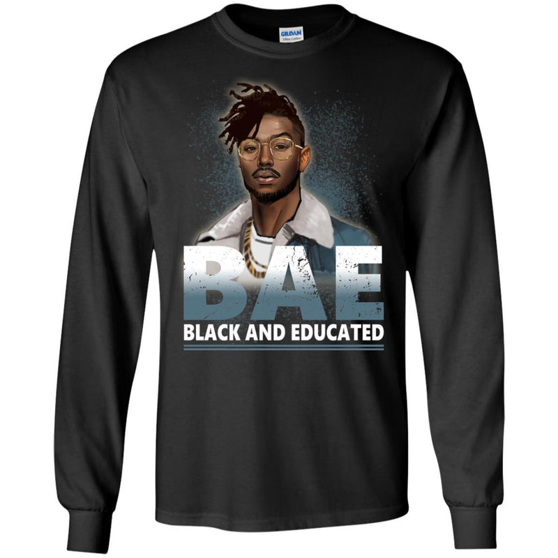 Funny BAE T-shirt Black And Educated CustomCat