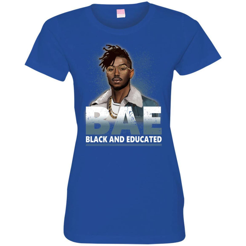 Funny BAE T-shirt Black And Educated CustomCat