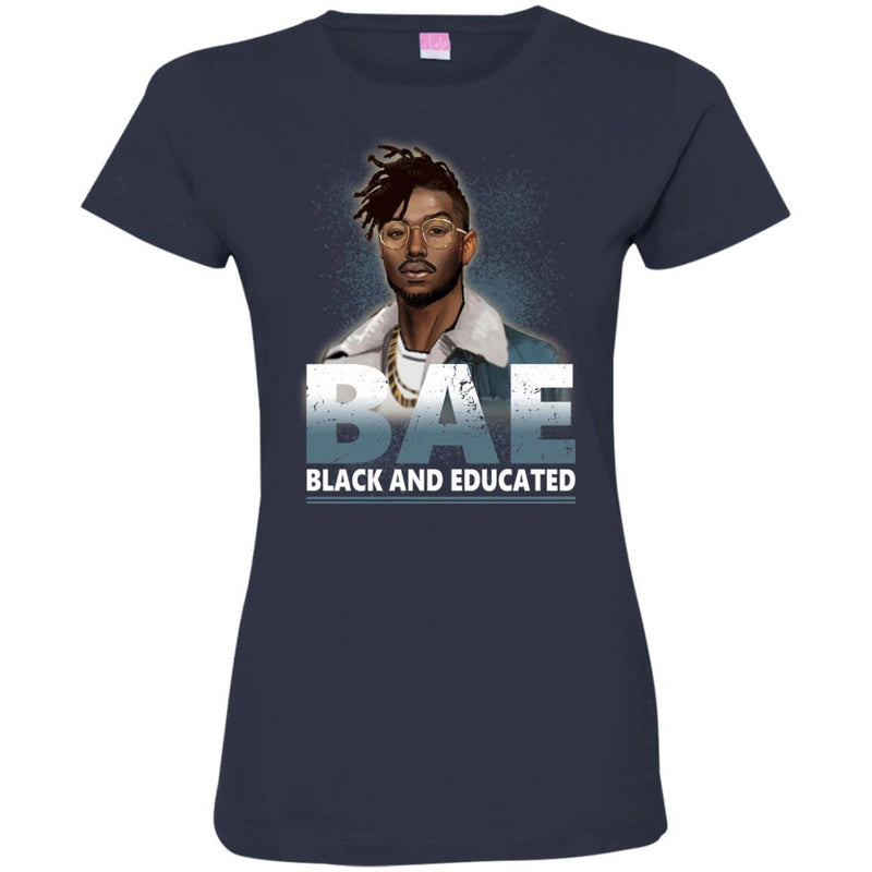 Funny BAE T-shirt Black And Educated CustomCat