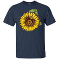 Funny Sun Flower T-shirt For Black Queens CustomCat