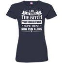 Funny T-Shirt I Am 10 Times The Bitch You Could Ever Hope To Be Now Run Along Tee Gifts Tee Shirt CustomCat