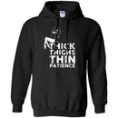 Funny T-Shirt Sexy Lady Thick Thighs Thin Patience for Female Tee Gifts Tee Shirt CustomCat