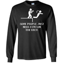 Funny T-Shirt Some People Just Need A Pat On The Back For Birthday Tee Gifts Tee Shirt CustomCat
