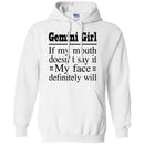 Gemini Girl If My Month Doesn't Say My Face Definitely Will- Horoscopes T-shirt Germini T-shirt CustomCat