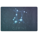 Gemini Zodiac Sign Astrology Doormat Spiritual Horoscope Constellations Stars Doormat HQ