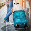 Glittery Mermaid Scale Luggage Cover interestprint