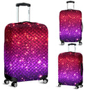 Glittery Mermaid Scale Luggage Cover interestprint