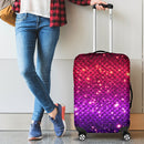 Glittery Mermaid Scale Luggage Cover interestprint
