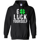 Go Luck Yourself Shamrocks Funny Gifts Patrick's Day Irish T-Shirt CustomCat