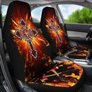 God Bless Firefighter Car Seat Covers (Set of 2) interestprint