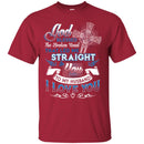 God Blessed The Broken Road That Led Me Straight To You To My Husband I Love You Cross T Shirts CustomCat