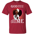 God Designed Created Blesses Me Heals Defends Forgives Loves Me Nurse History Month T-Shirt CustomCat